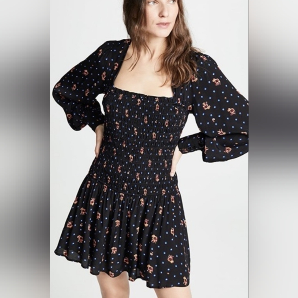 Free People Two Faces Mini Dress - Large